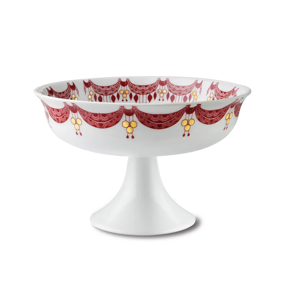 Plat à bonbons Guirlande Ø 16,5cm, Rouge Bjørn Wiinblad
