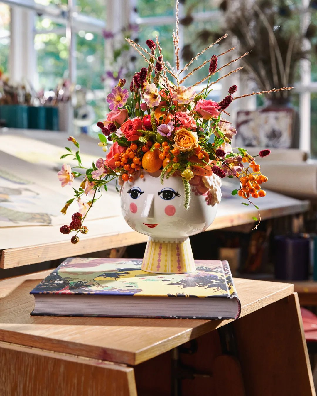 Pot sur pied Eva Ø 15,5 cm, Rose Bjørn Wiinblad