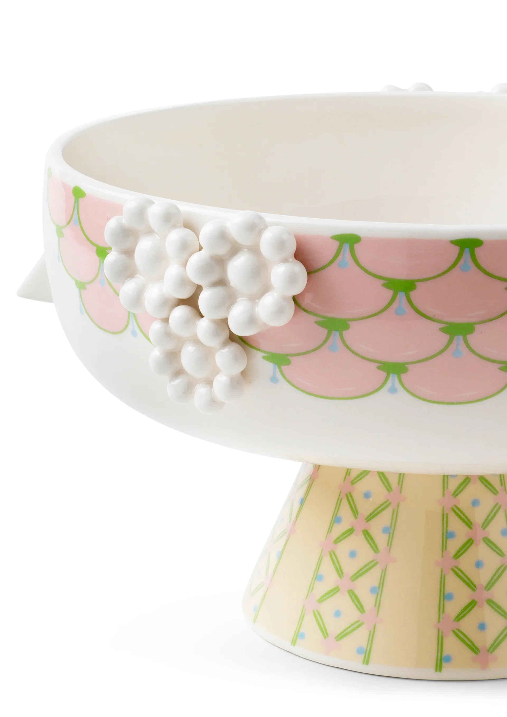 Saladier sur pied Eva Ø24 cm, Rose Bjørn Wiinblad