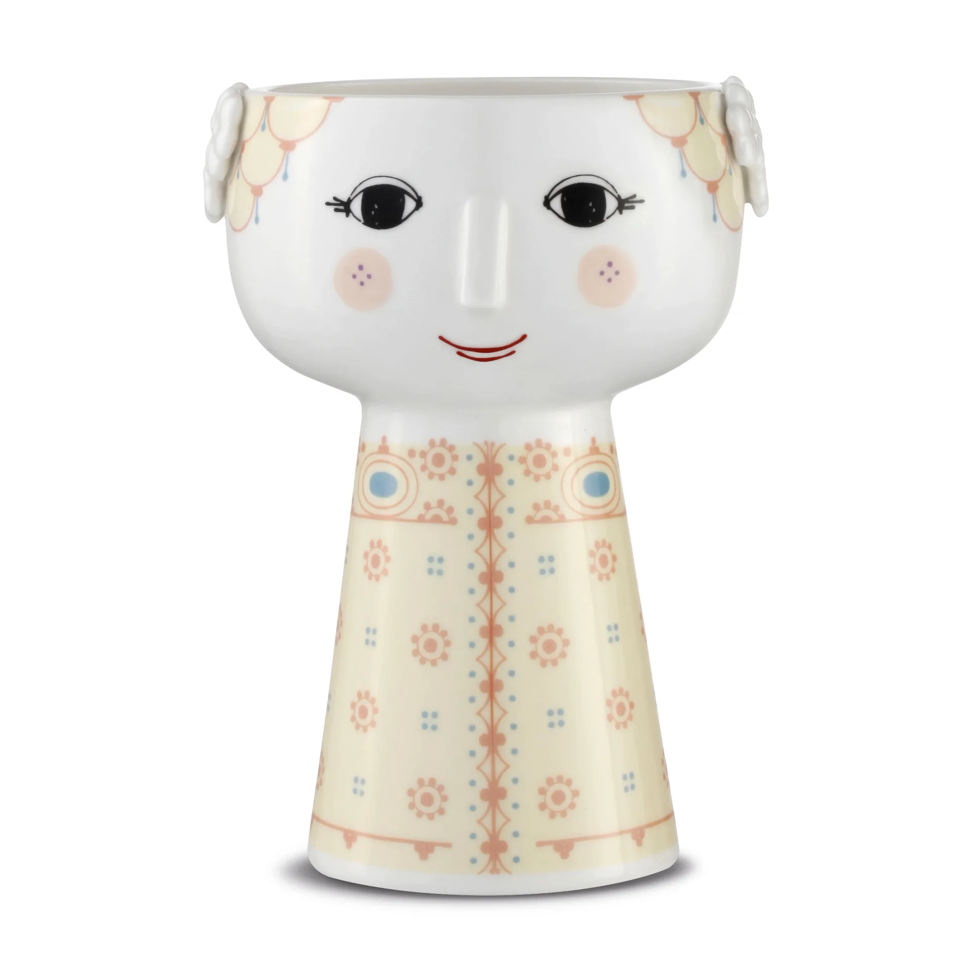 Vase Eva 15 cm, Jaune doux Bjørn Wiinblad