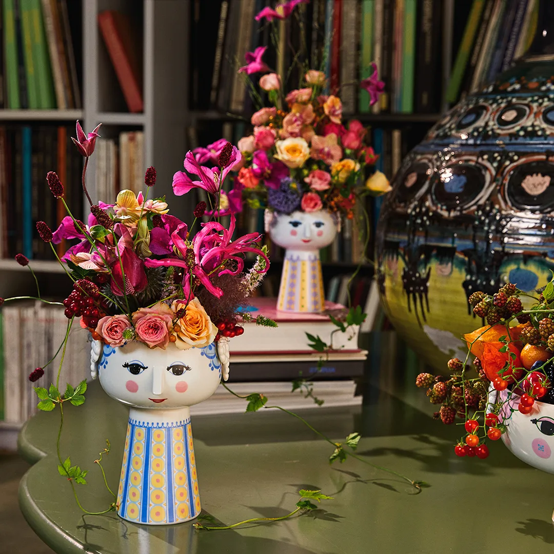 Vase Eva 15 cm, Violet Bjørn Wiinblad