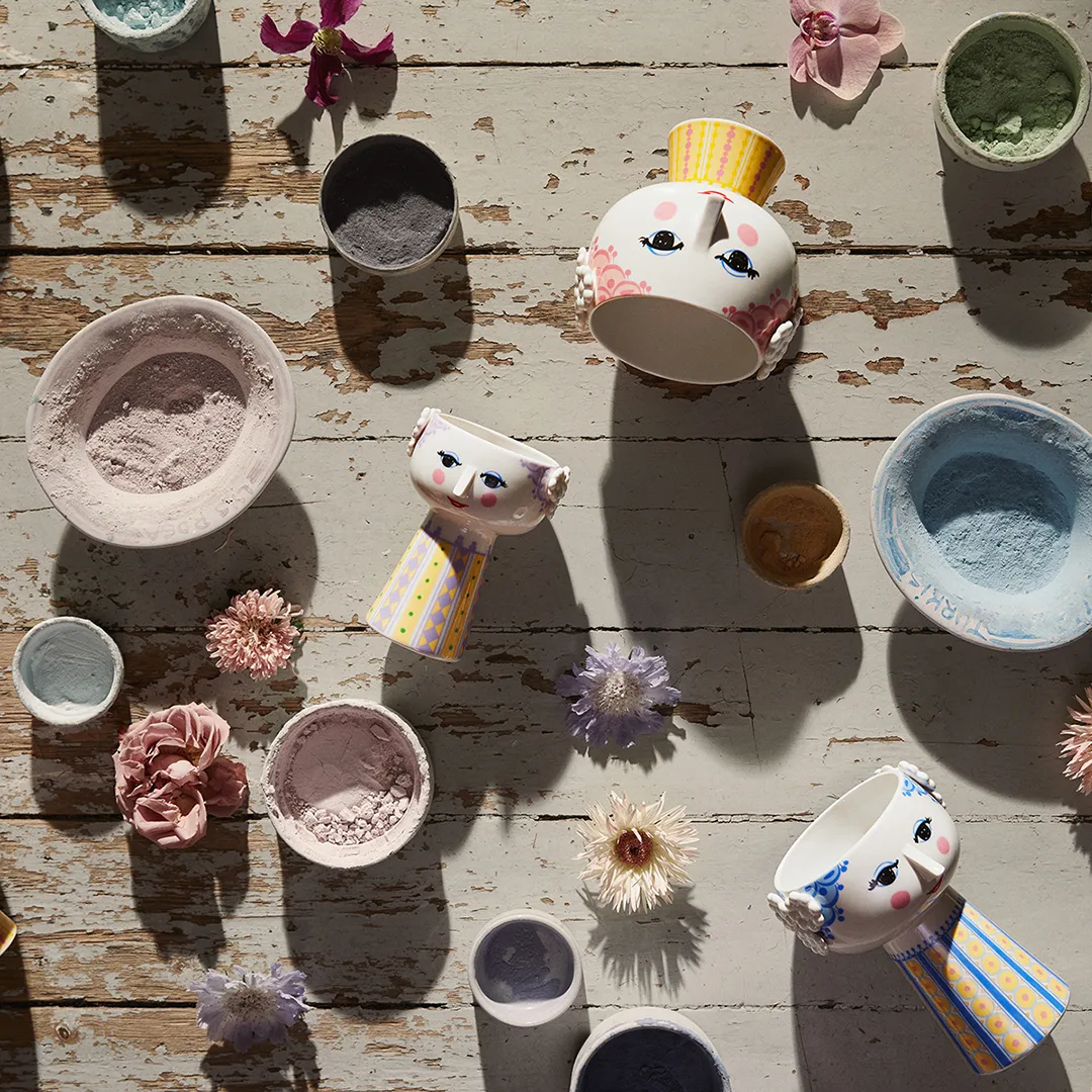 Vase Eva 15 cm, Violet Bjørn Wiinblad