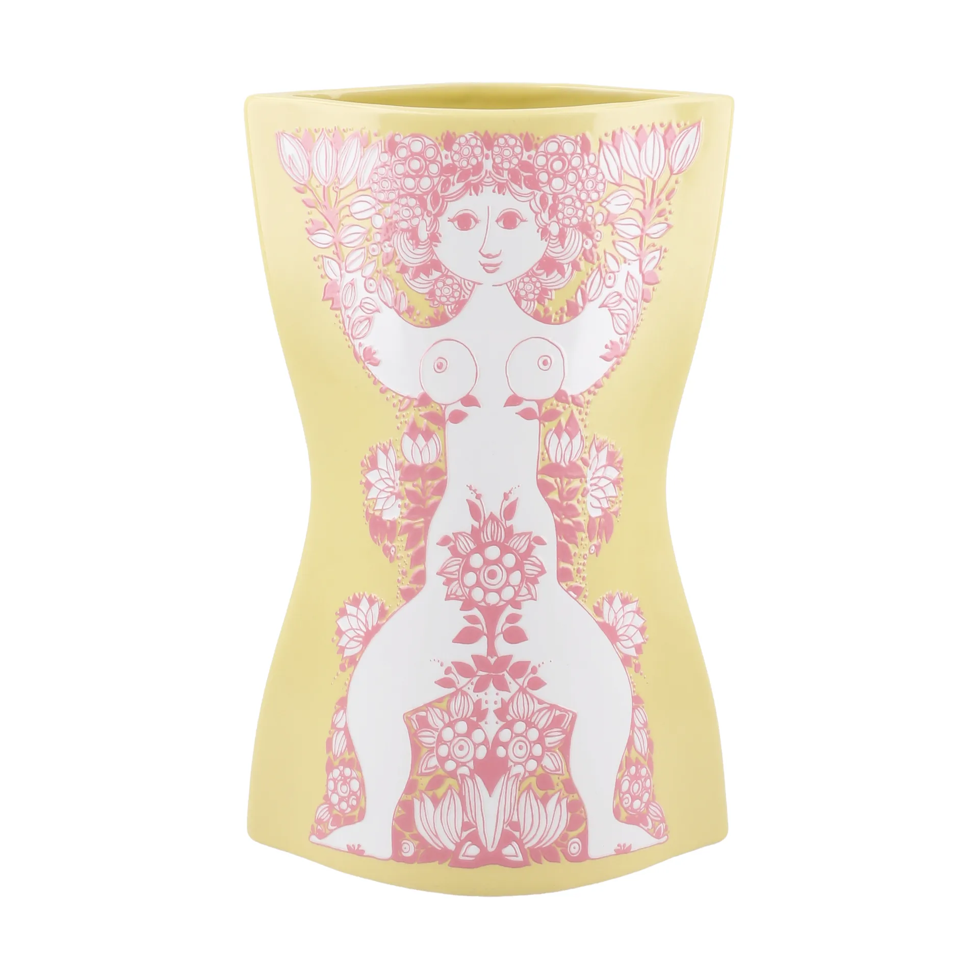 Vase Nina, Jaune-rose, 22 cm Bjørn Wiinblad