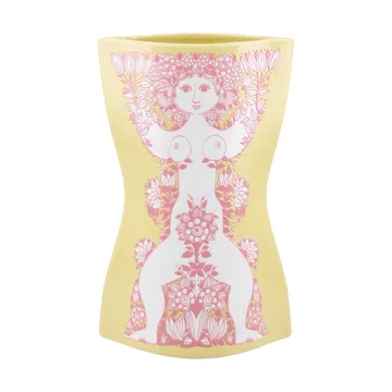 Vase Nina - Jaune-rose, 22 cm - Bjørn Wiinblad