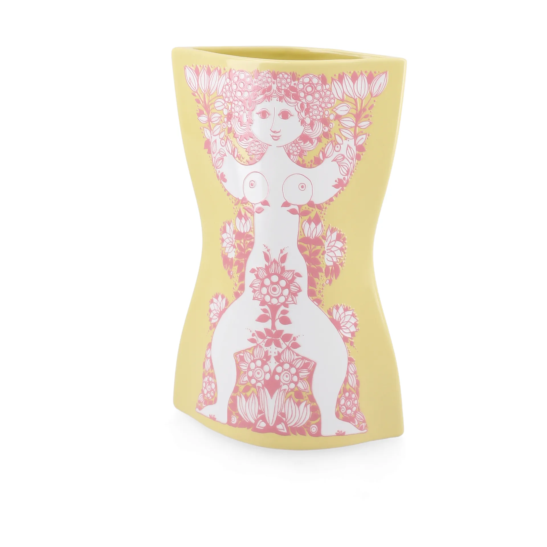 Vase Nina, Jaune-rose, 22 cm Bjørn Wiinblad