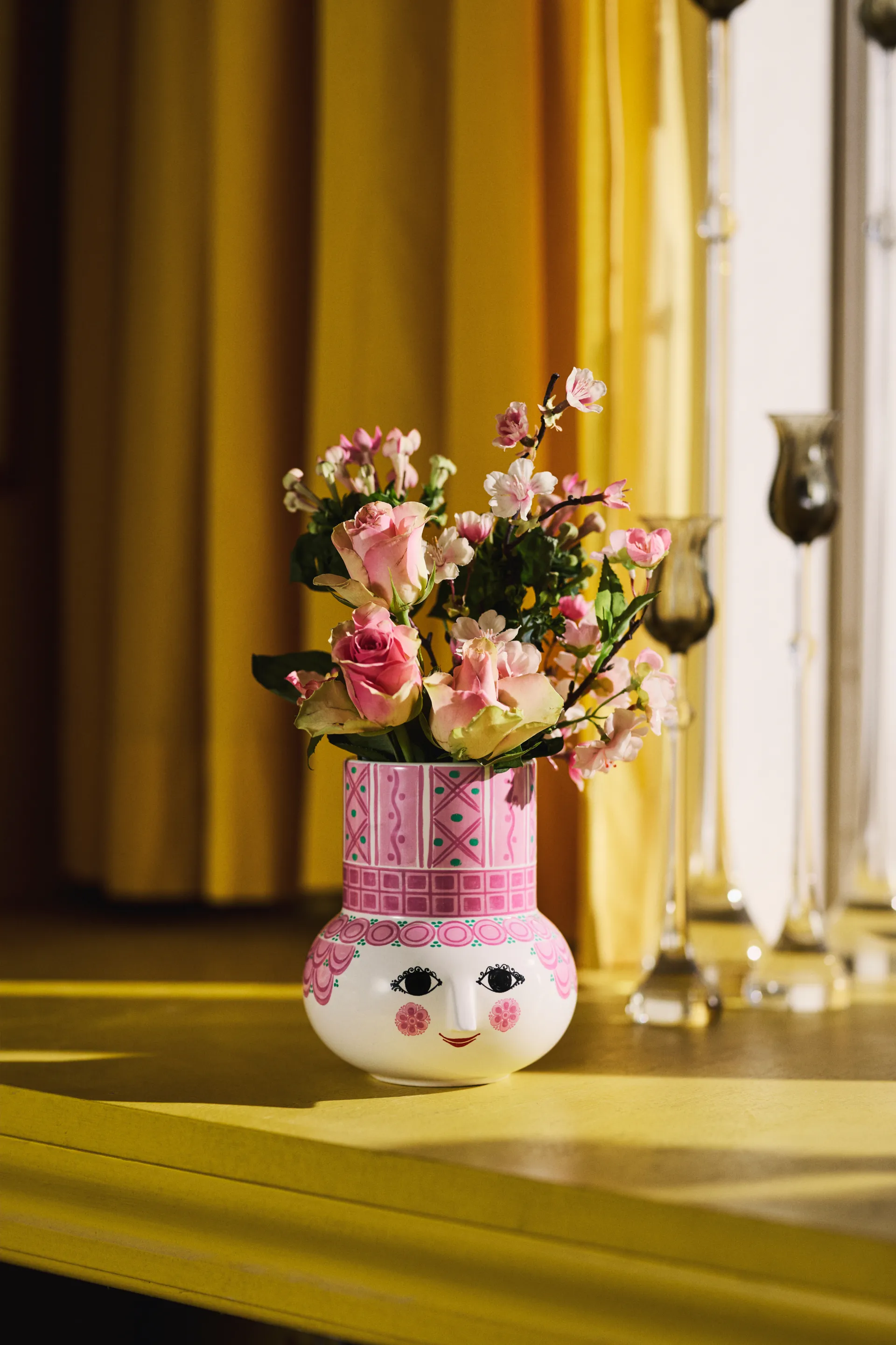 Vase Olga 15 cm, Rose Bjørn Wiinblad