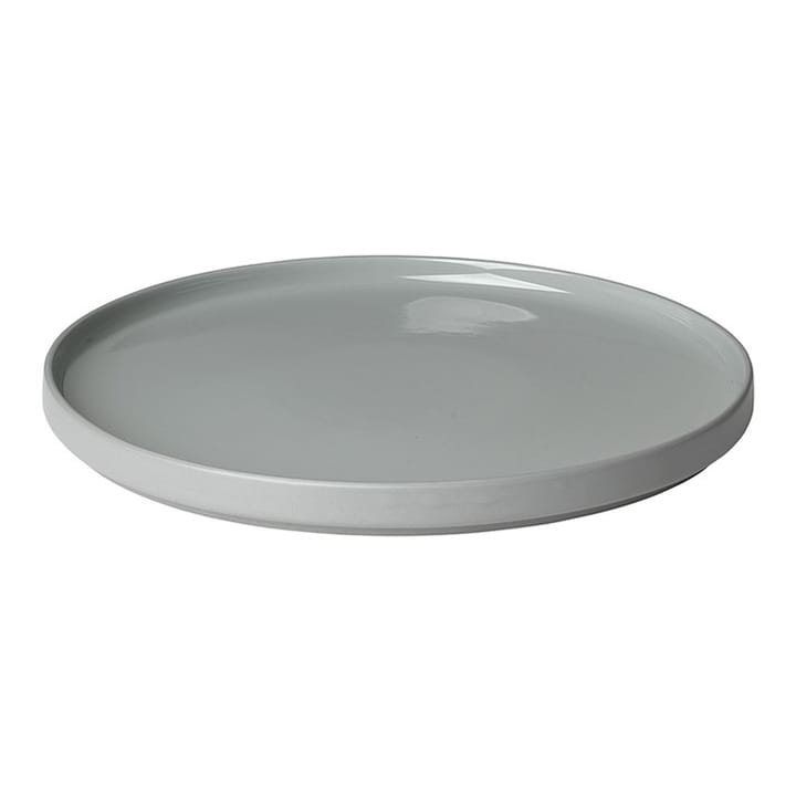 Assiette plate Pilar Ø 27 cm - Gris mirage - Blomus