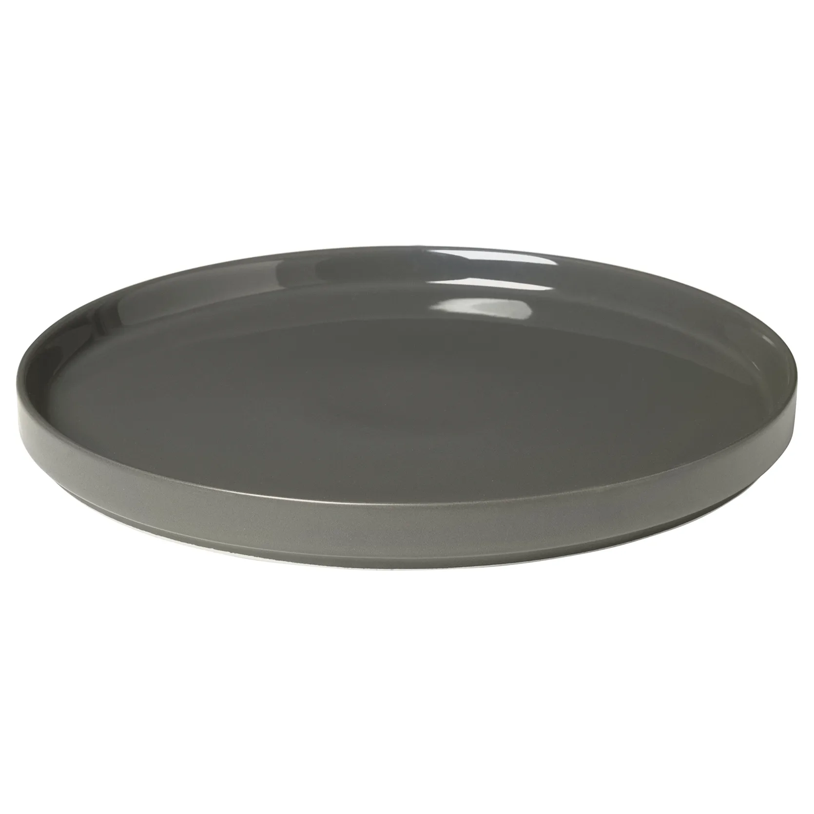 Assiette plate Pilar Ø 27 cm, Pewter blomus
