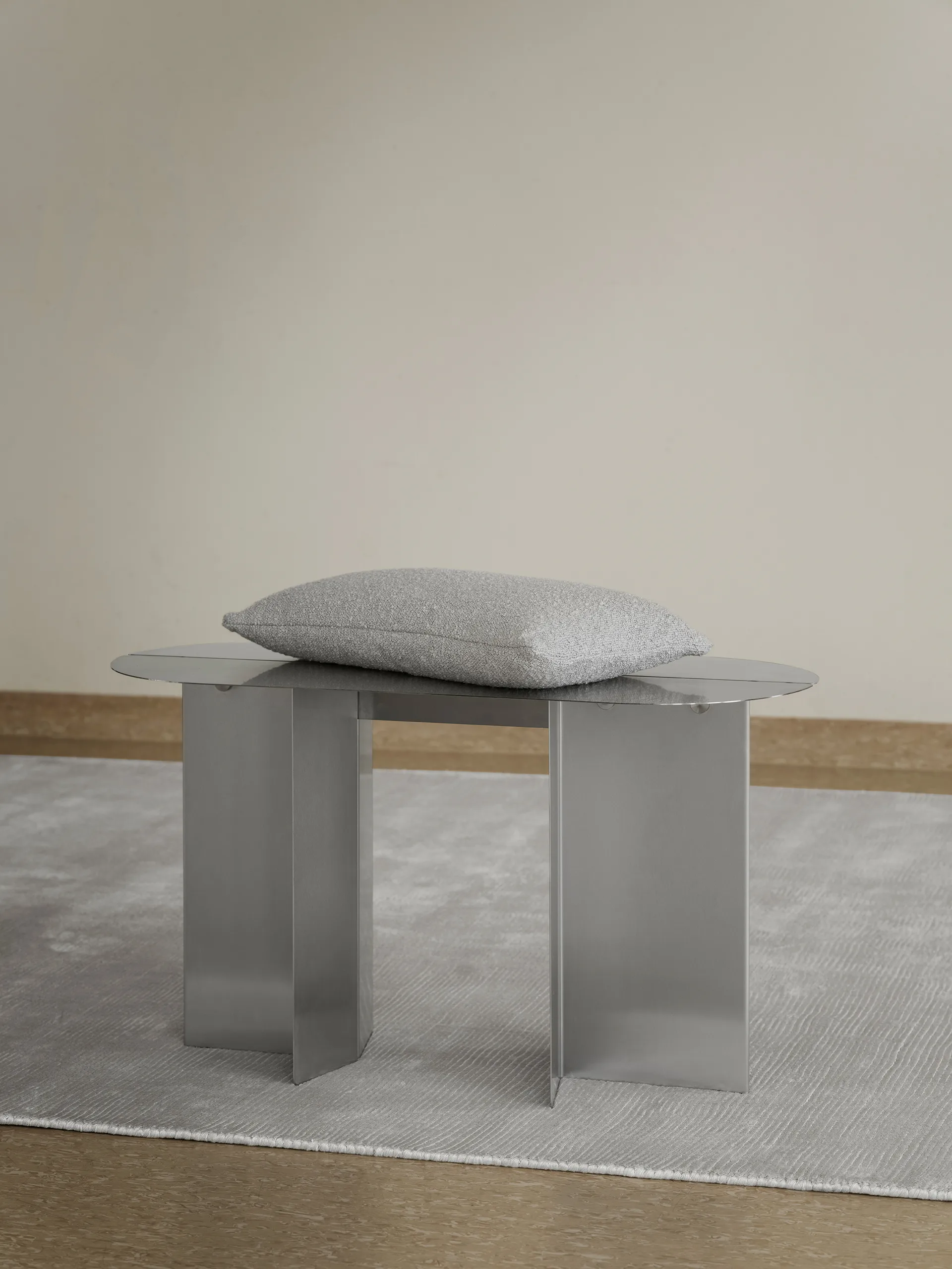 Banc ORU 80x45 cm, Acier inoxydable mat blomus