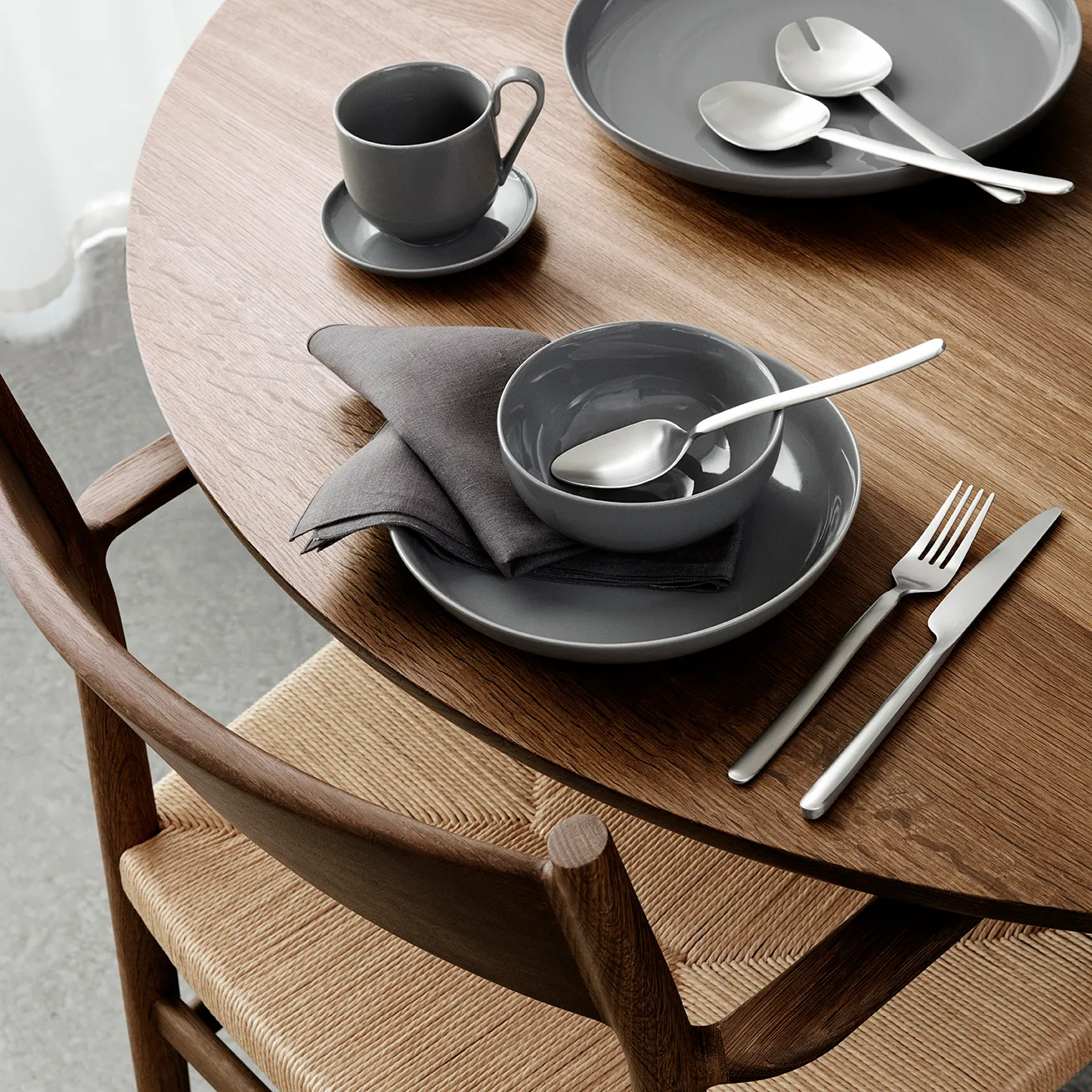 Bol à salade Ro Ø 30cm, Sharkskin blomus