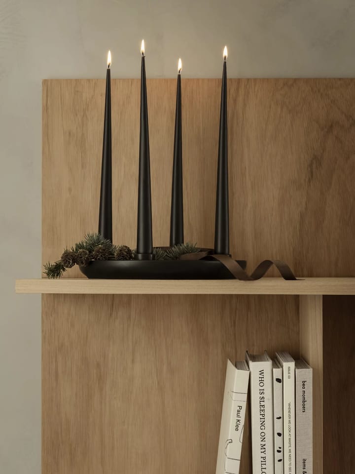 Bougeoir ADVENT Ø27 cm, Black Blomus