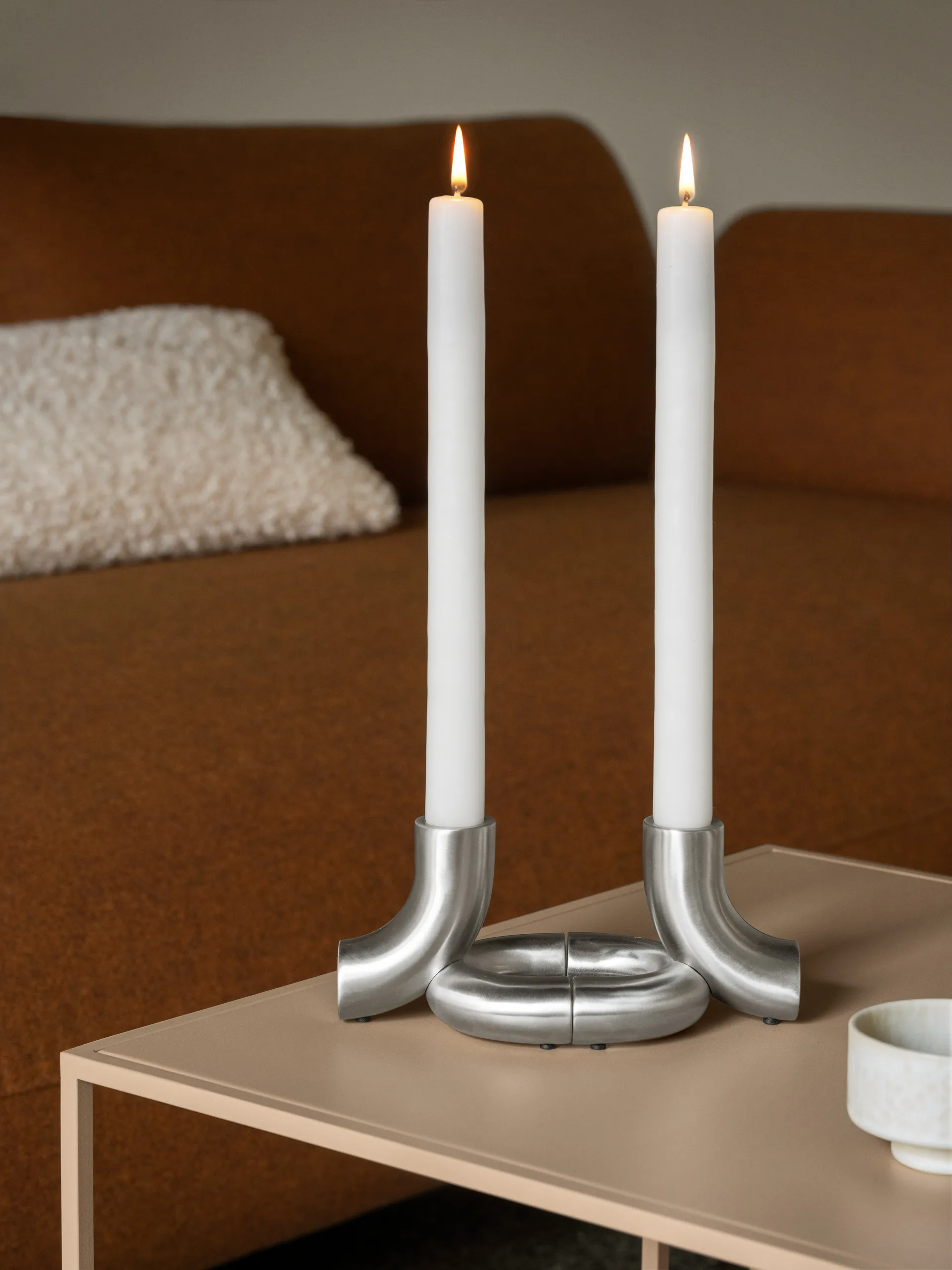 Bougeoir Doodle, Acier inoxydable mat blomus