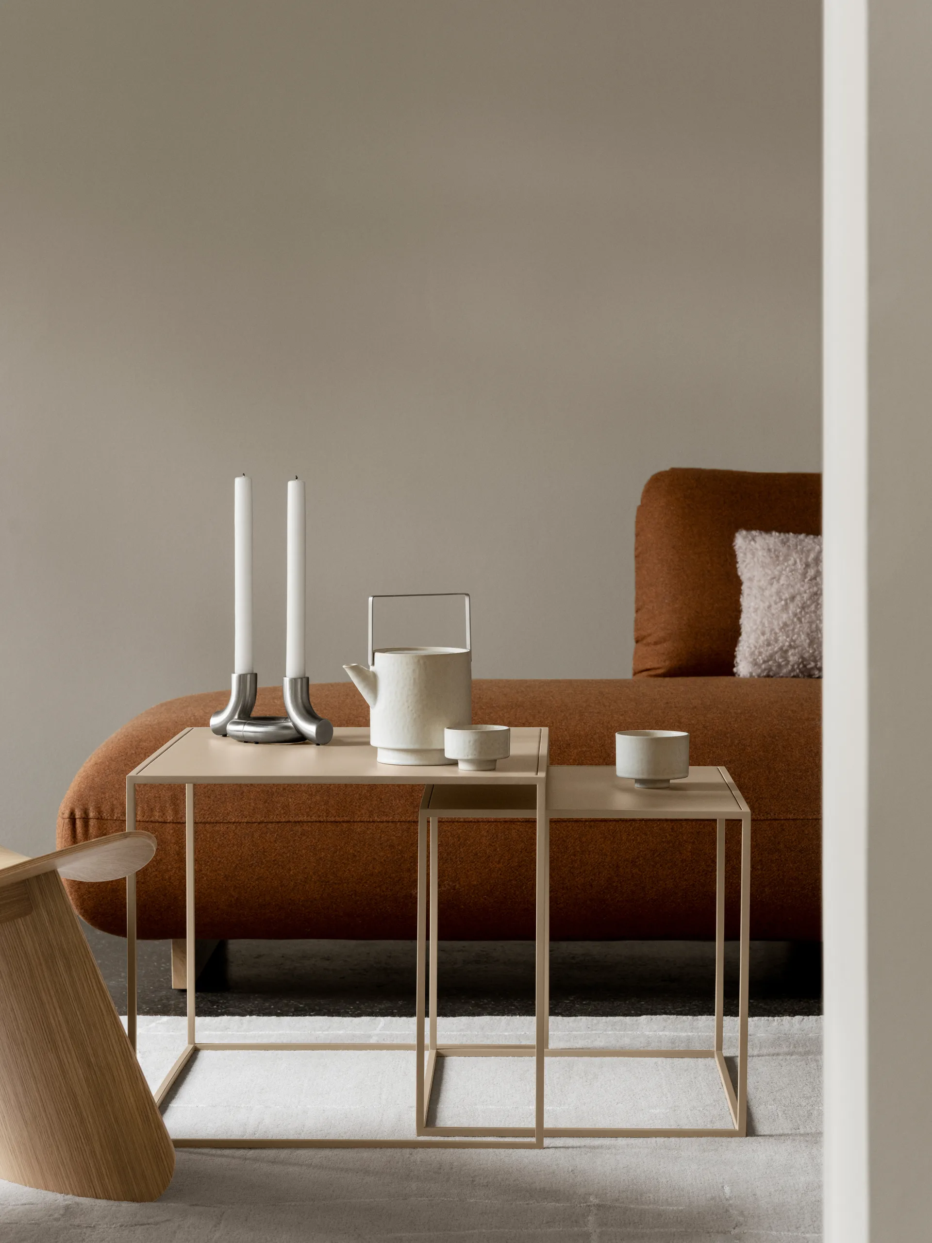 Bougeoir Doodle, Acier inoxydable mat blomus