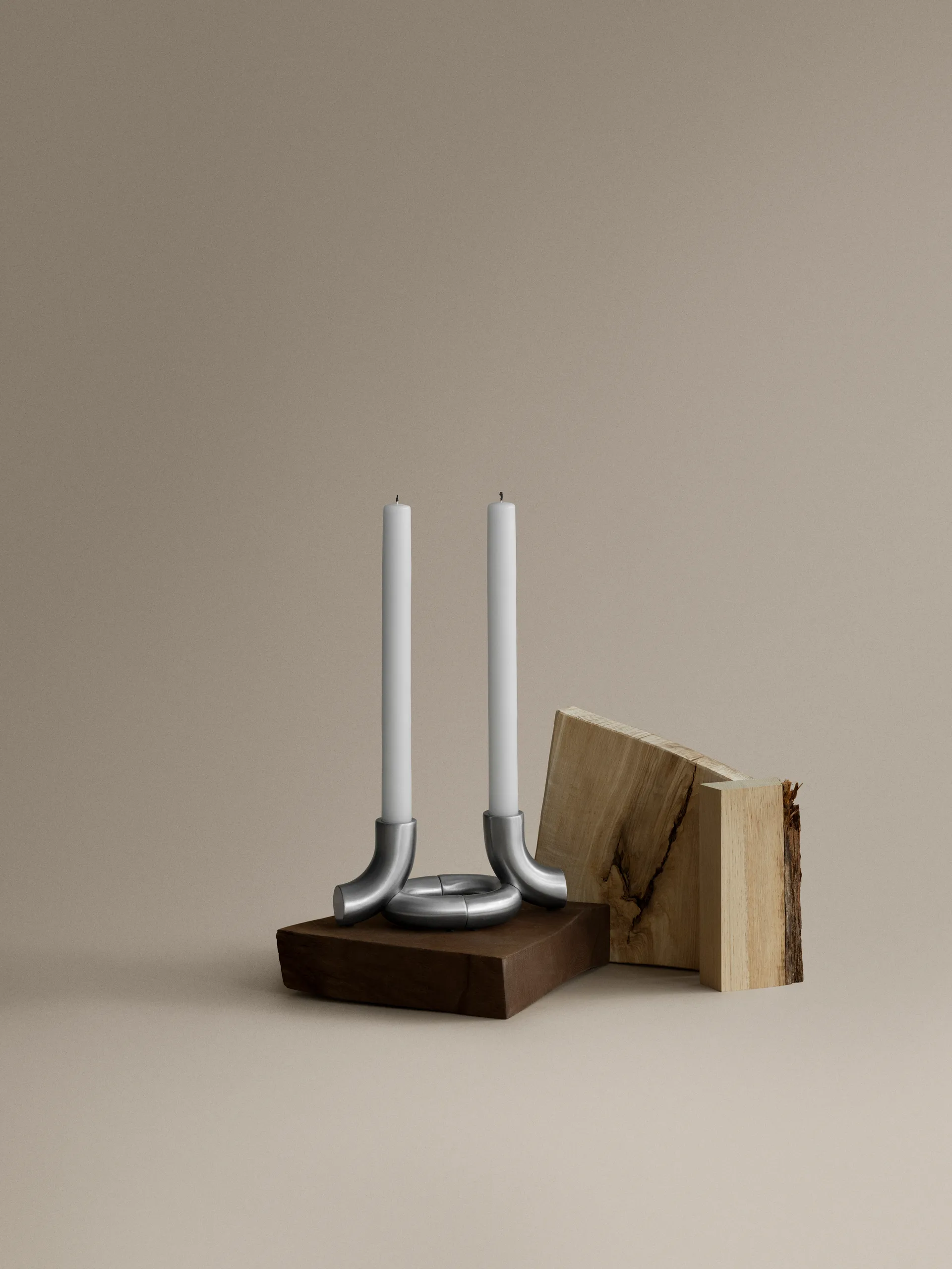 Bougeoir Doodle, Acier inoxydable mat blomus