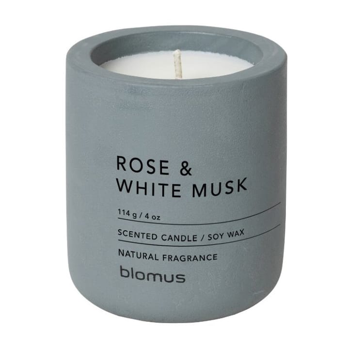 Bougie parfumée Fraga 24 heures - Rose & White Musk-Flintstone - Blomus