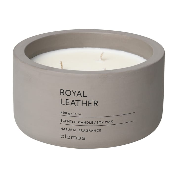 Bougie parfumée Fraga 25 heures - Royal Leather-Satellite - Blomus