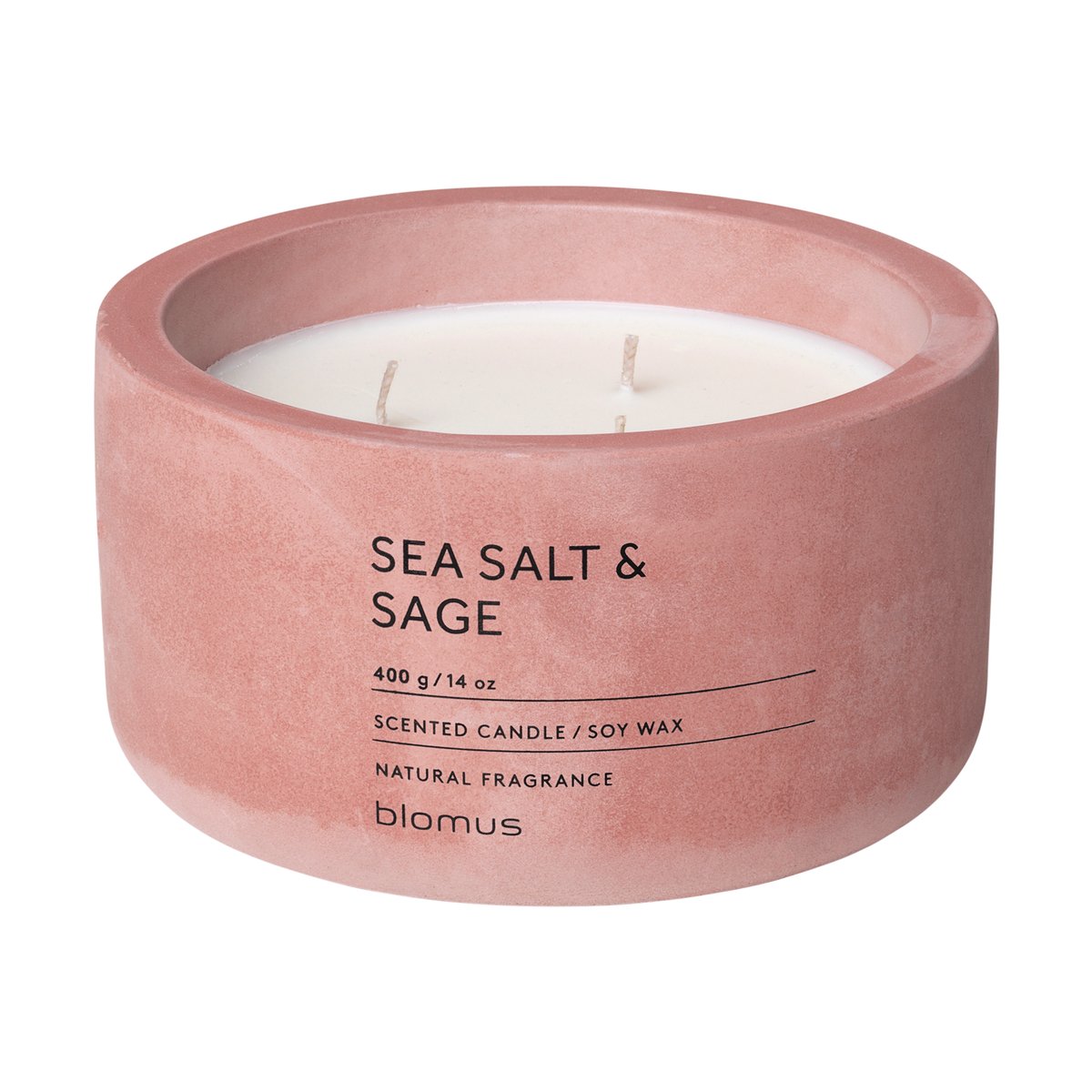 blomus Bougie parfumée Fraga 25 heures Sea salt & Sage-Withered Rose