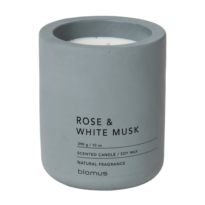 Bougie parfumée Fraga 55 heures - Rose & White Musk-Flintstone - Blomus