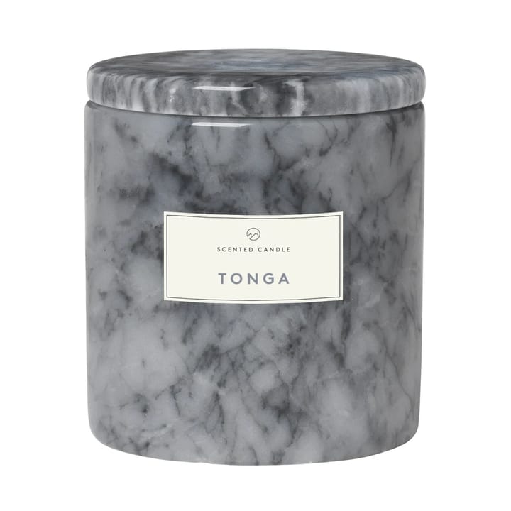 Bougie parfumée marbre Frable Ø10 cm - Sharkskin-tonga - Blomus