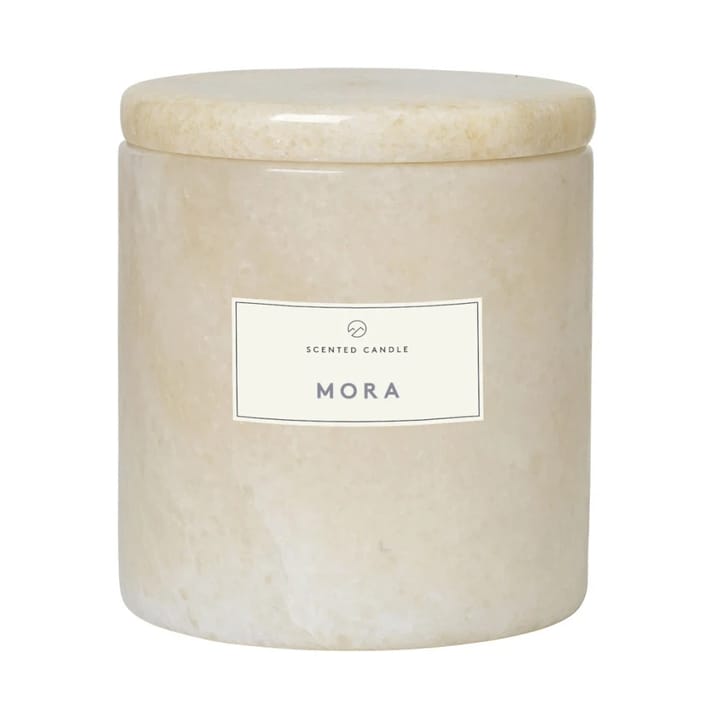 Bougie parfumée marbre Frable Ø7 cm - Moonbeam-mora - Blomus