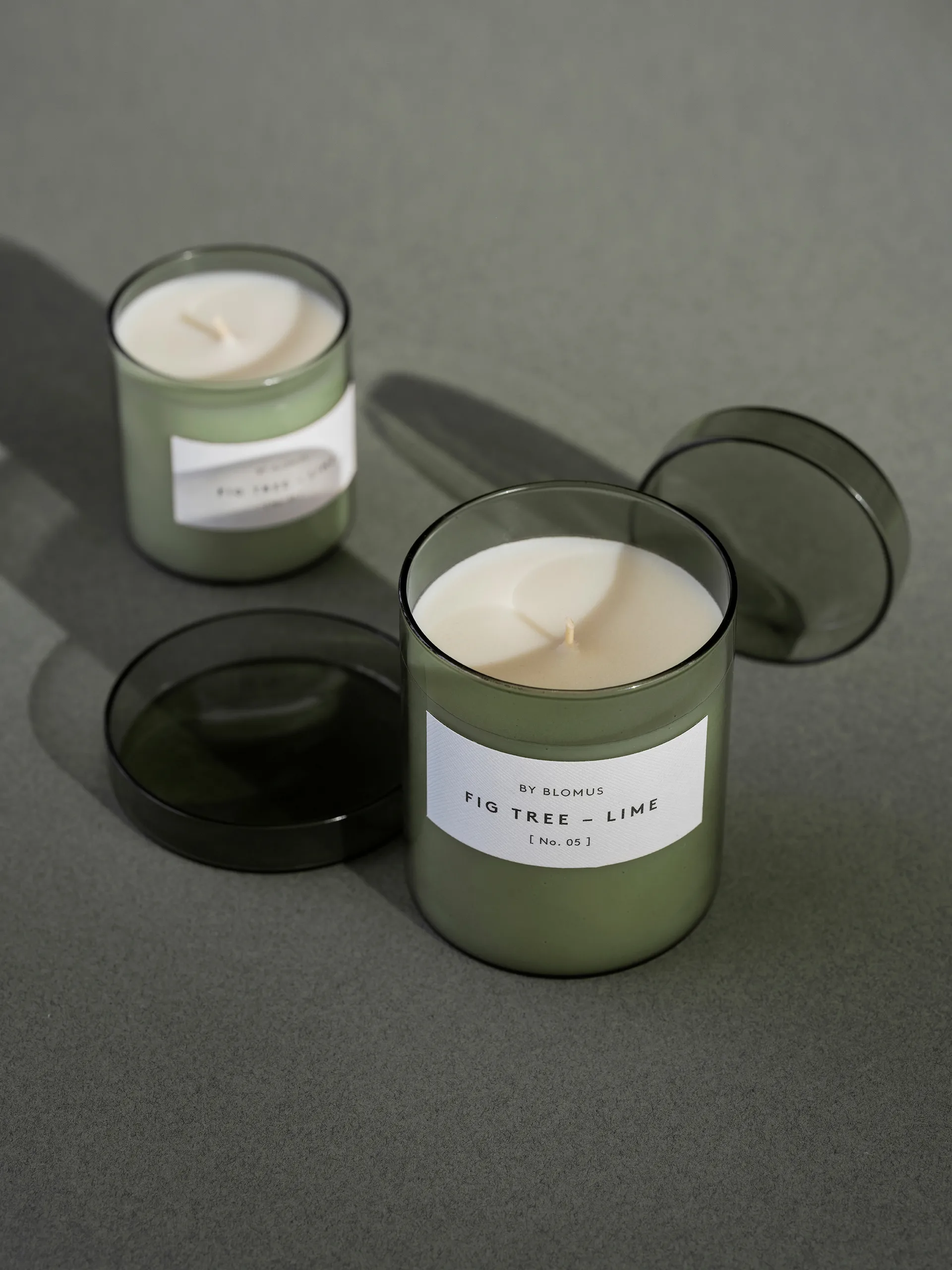 Bougie parfumée Valoa 30 heures, Fikon/Lime Agave Green blomus