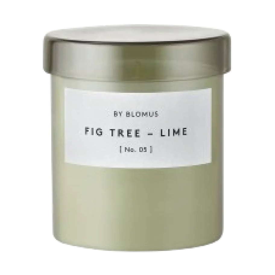 blomus Bougie parfumée Valoa 45 heures Fikon/Lime Agave Green