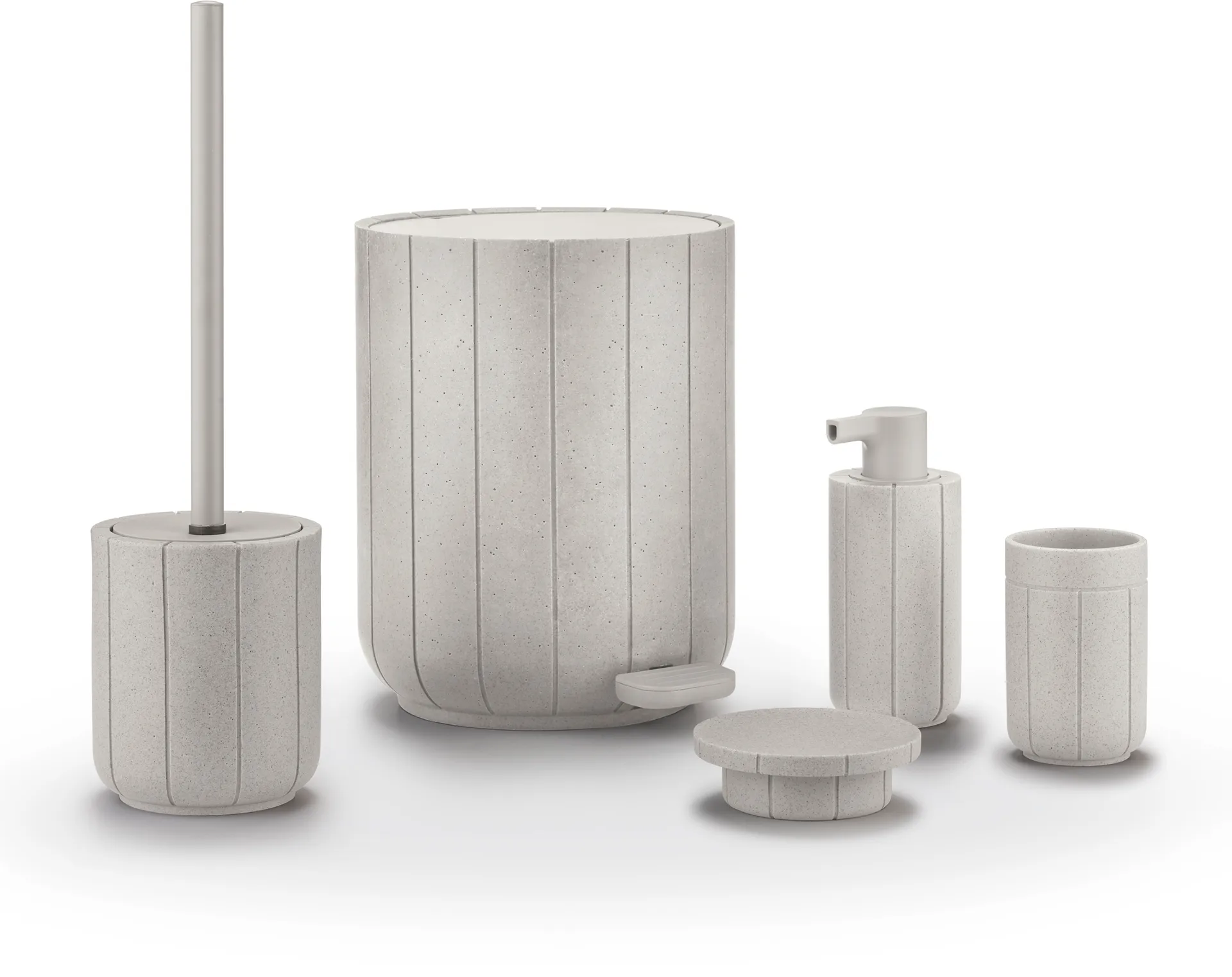 Brosse WC Kua, Moonbeam, Ø11x39 cm blomus