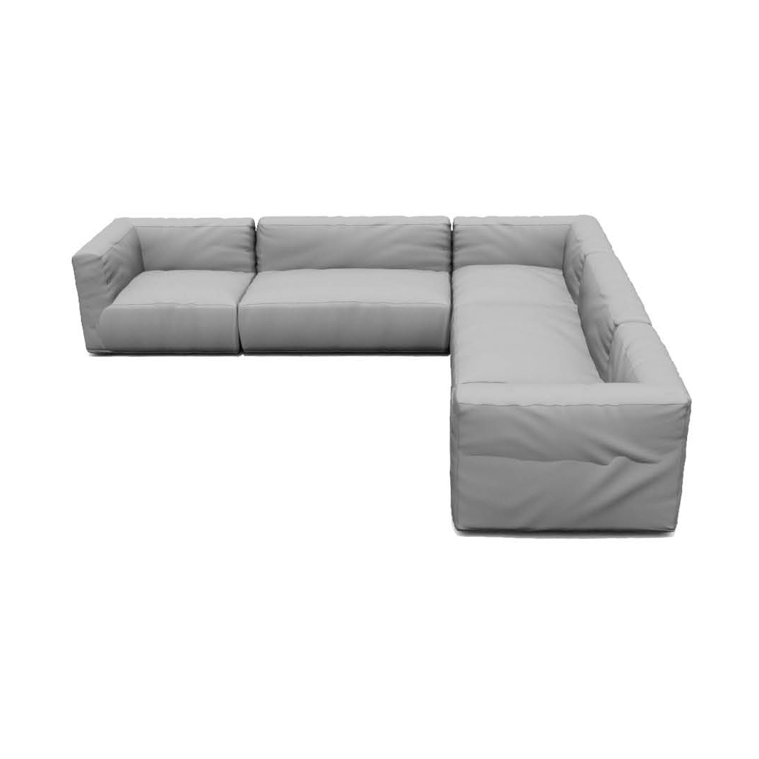 blomus Canapé modulaire Grow combinaison F | Design Scandinave | Gris