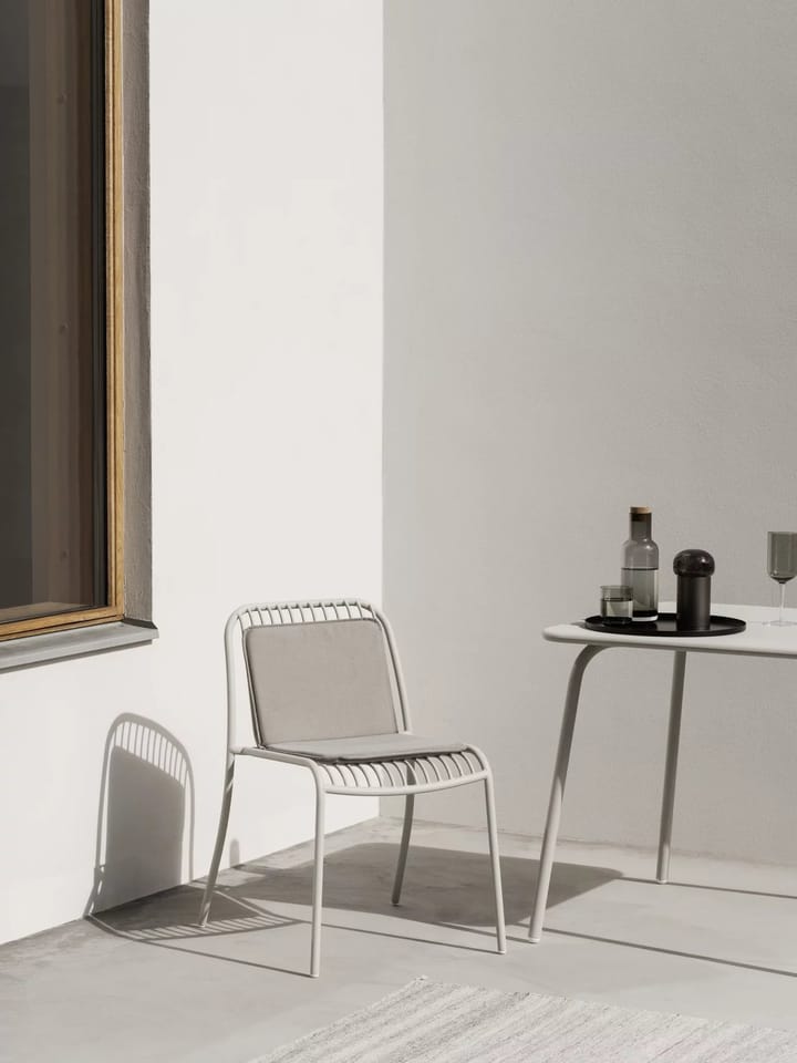 Chaise YUA WIRE Chair - Silk grey - blomus
