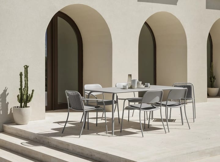 Chaise YUA WIRE Chair, Silk grey blomus