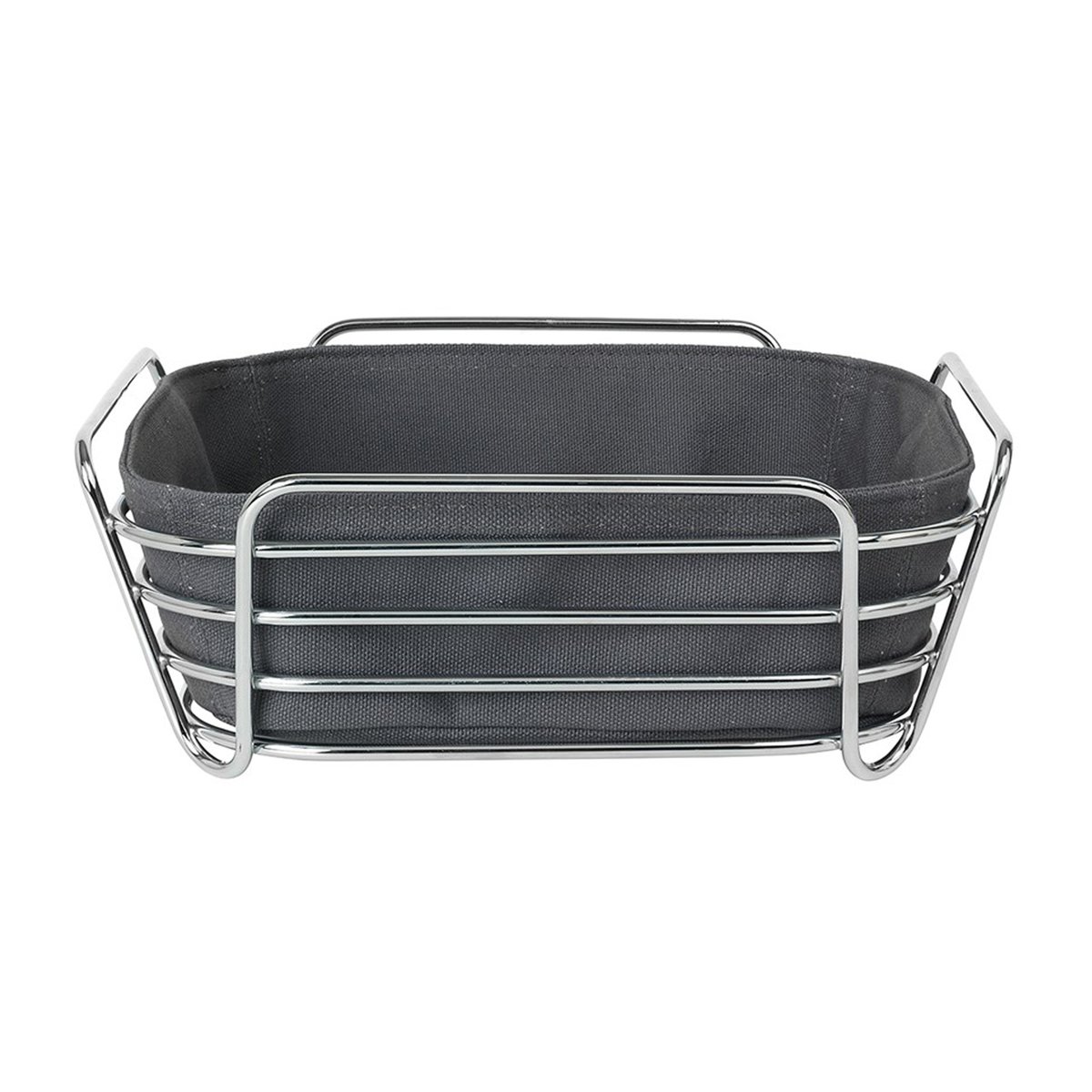blomus Corbeille à pain Delara 25x25 cm Magnet | Design Scandinave | Boîtes à pain | Gris