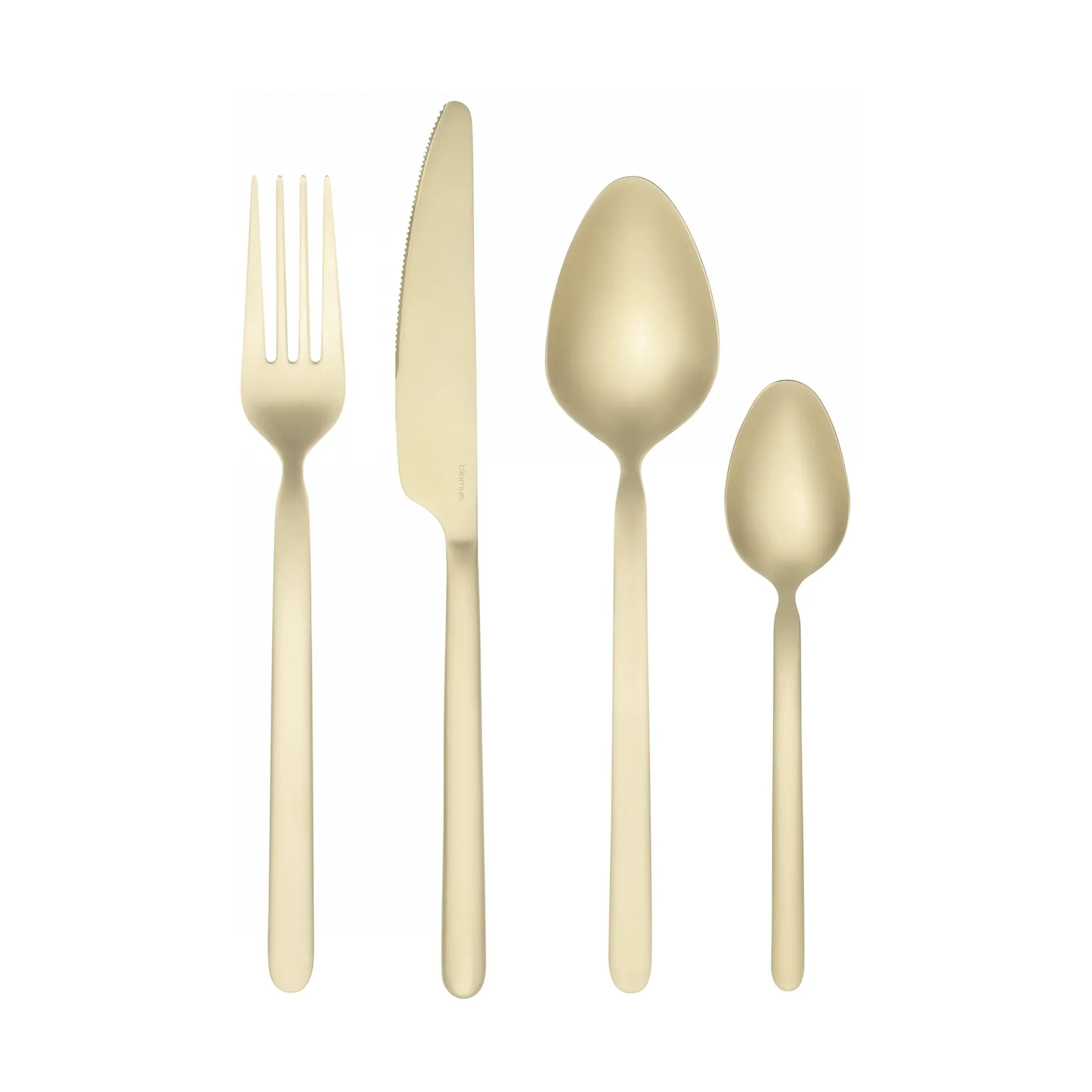 Couverts STELLA champagne, 16 pièces blomus