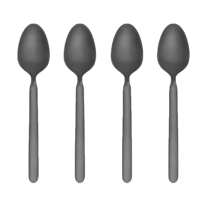 Cuillère à espresso STELLA noir lot de 4 - 11 cm - blomus