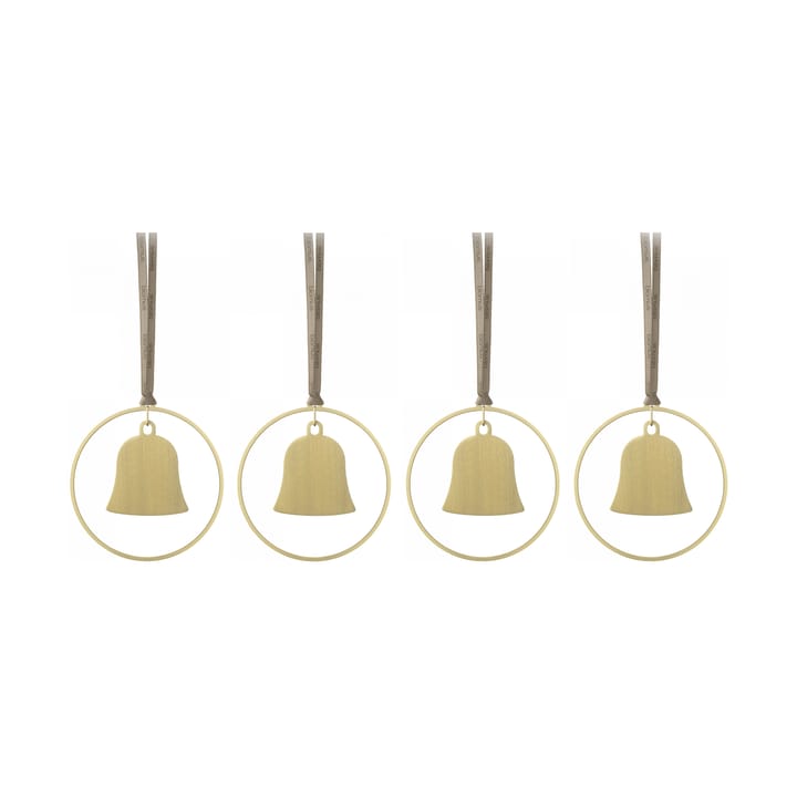 Décoration de Noël KITAI 8,5 cm lot de 4 - Bells - Blomus