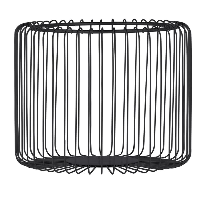 Estra Corbeille en fils de fer Ø30 cm - Noir - Blomus