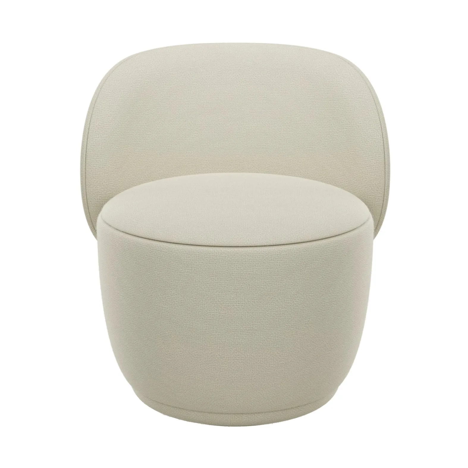 Fauteuil Kuon avec fonction pivotante, Boucle beige blomus
