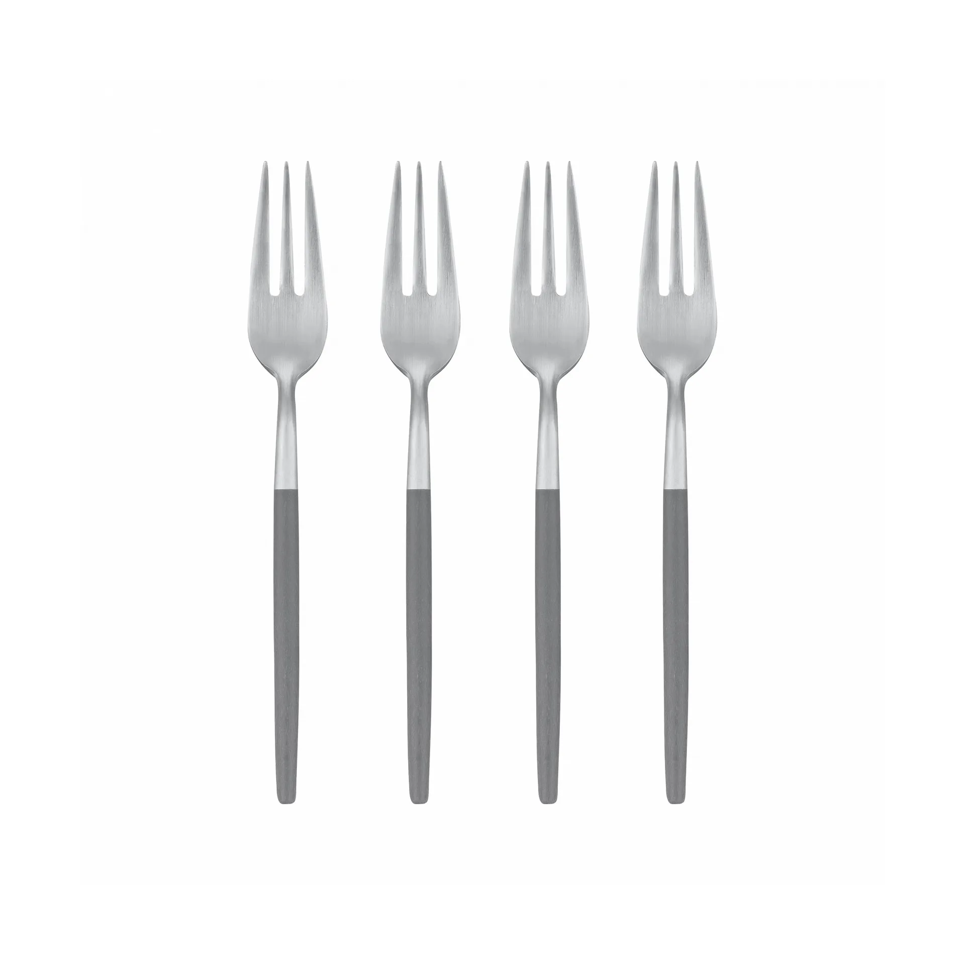 Fourchette à dessert Maxime lot de 4, Sharkskin blomus