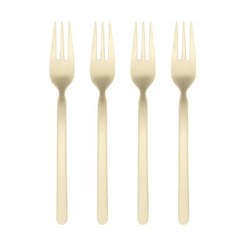 Fourchette à dessert STELLA champagne lot de 4 - 15,5 cm - blomus