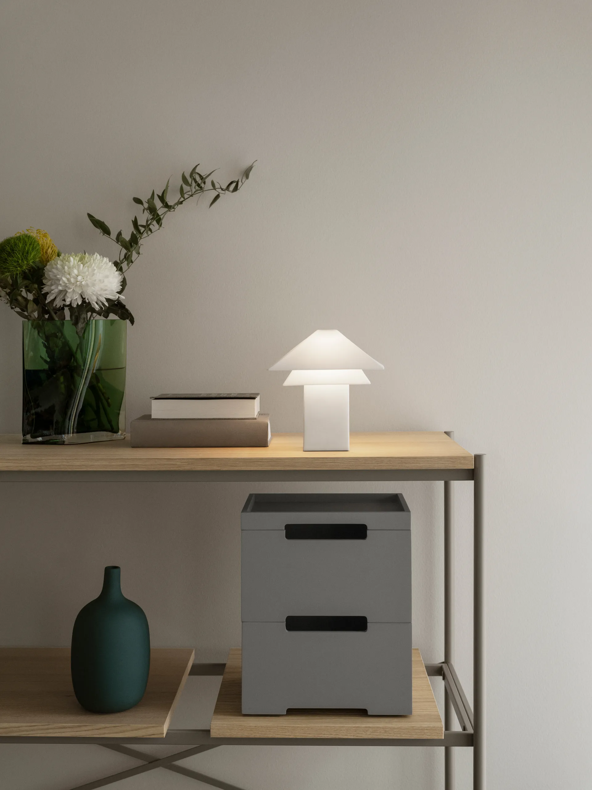 Lampe de table portable Sanaka, White blomus