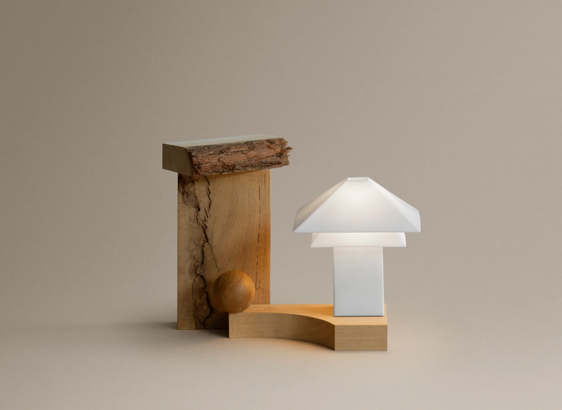 Lampe de table portable Sanaka, White blomus