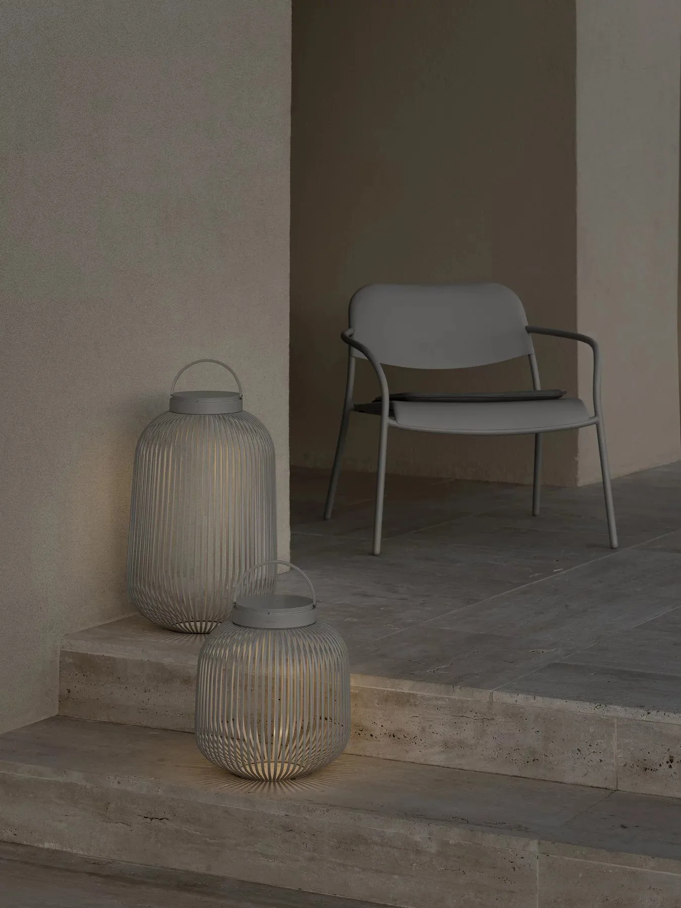 Lampe LED Lito L, Granite Gray blomus