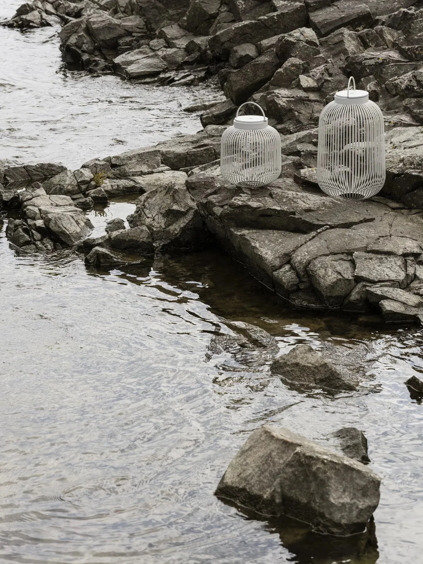 Lampe LED Lito L, Silk Gray blomus