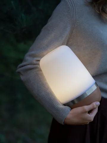 Lampe LED Spirit L 25 cm - Mousse moka - blomus