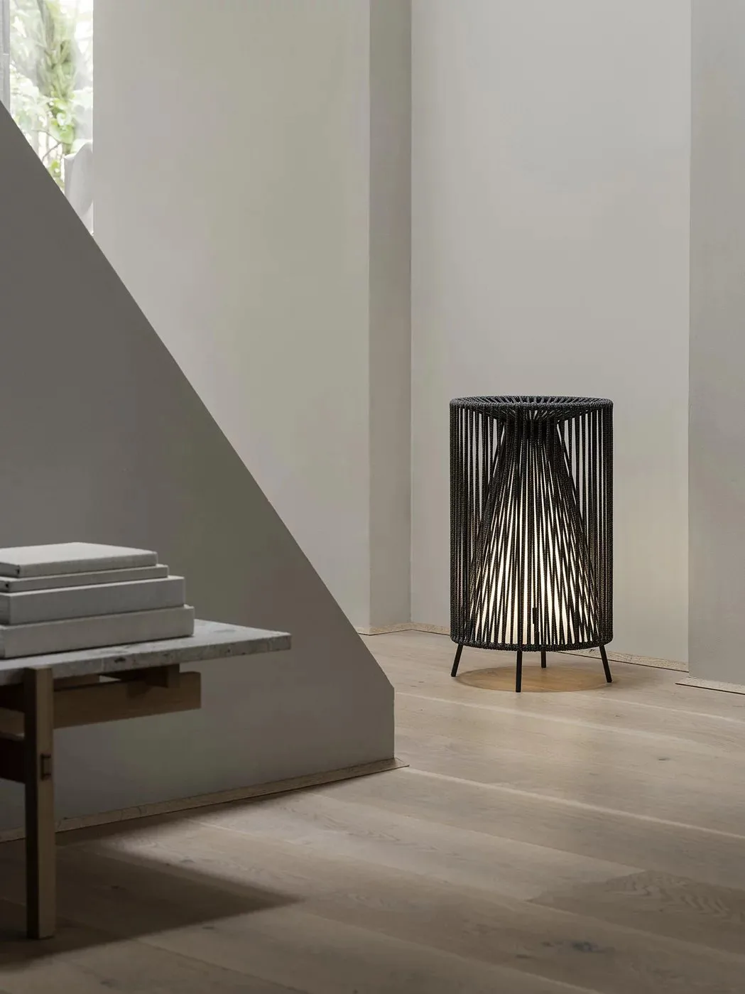 Lampe portable LED Rope, Coal blomus