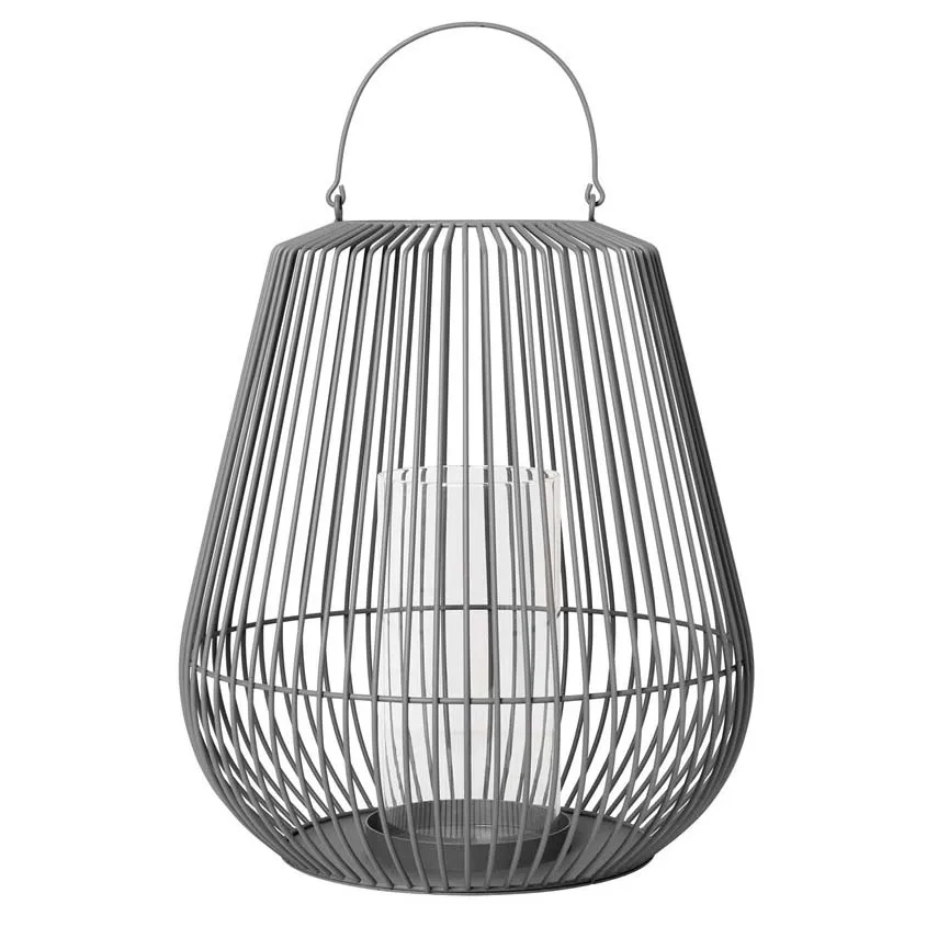 Lanterne Nidea M 61,5 cm, Steel gray (gris foncé) blomus