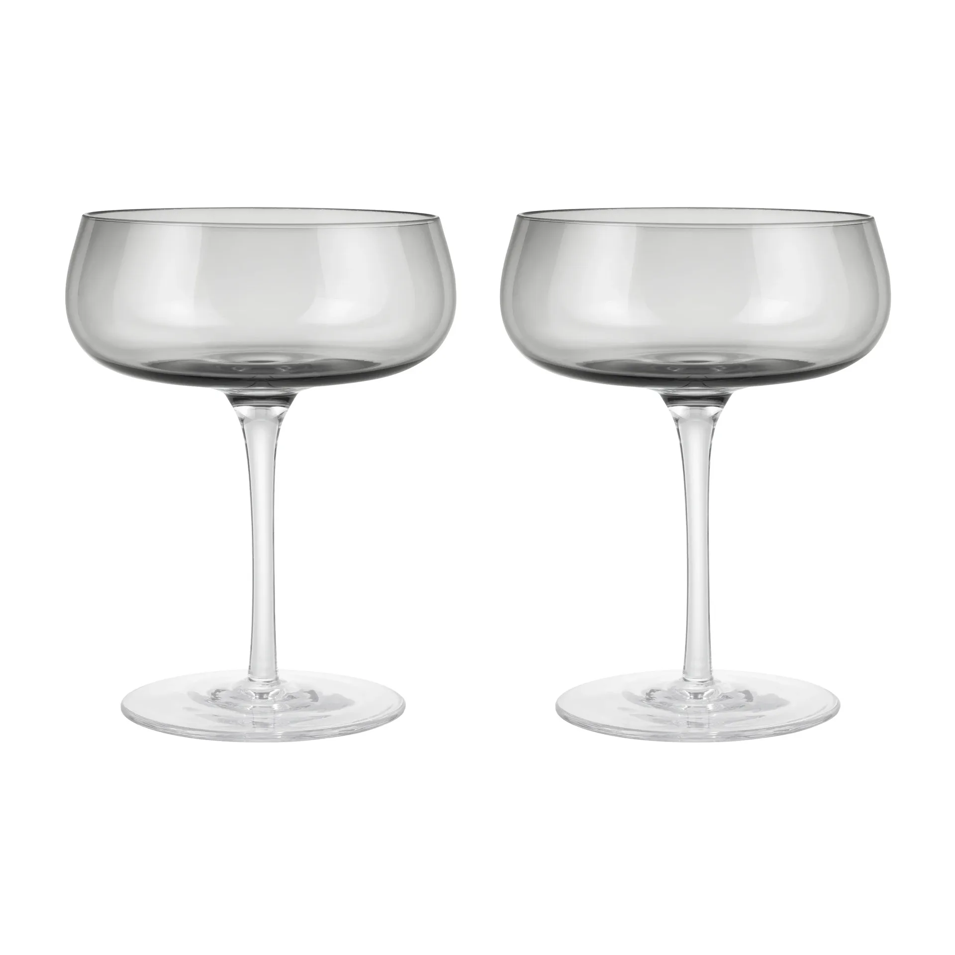 Lot de 2 verres à champagne Belo 20 cl, Fumée blomus