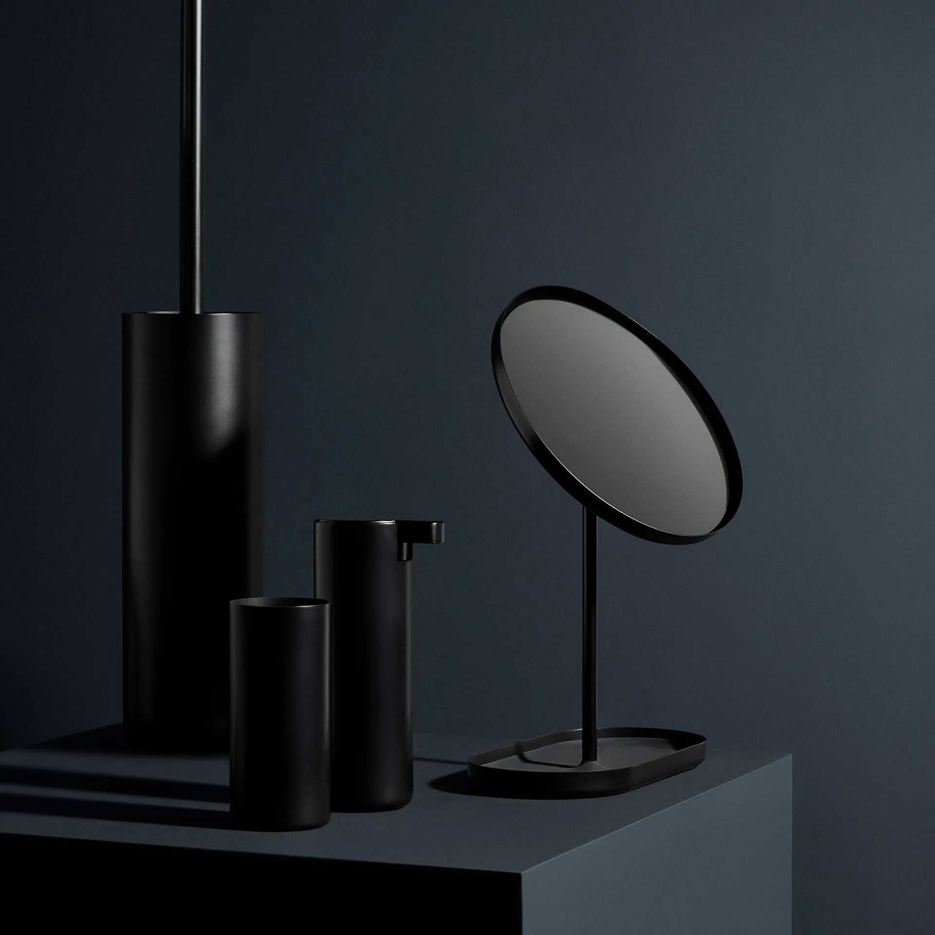 Miroir de maquillage Modo, Noir blomus