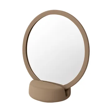 Miroir Sono Vanity en céramique Ø17 cm - Beige - blomus