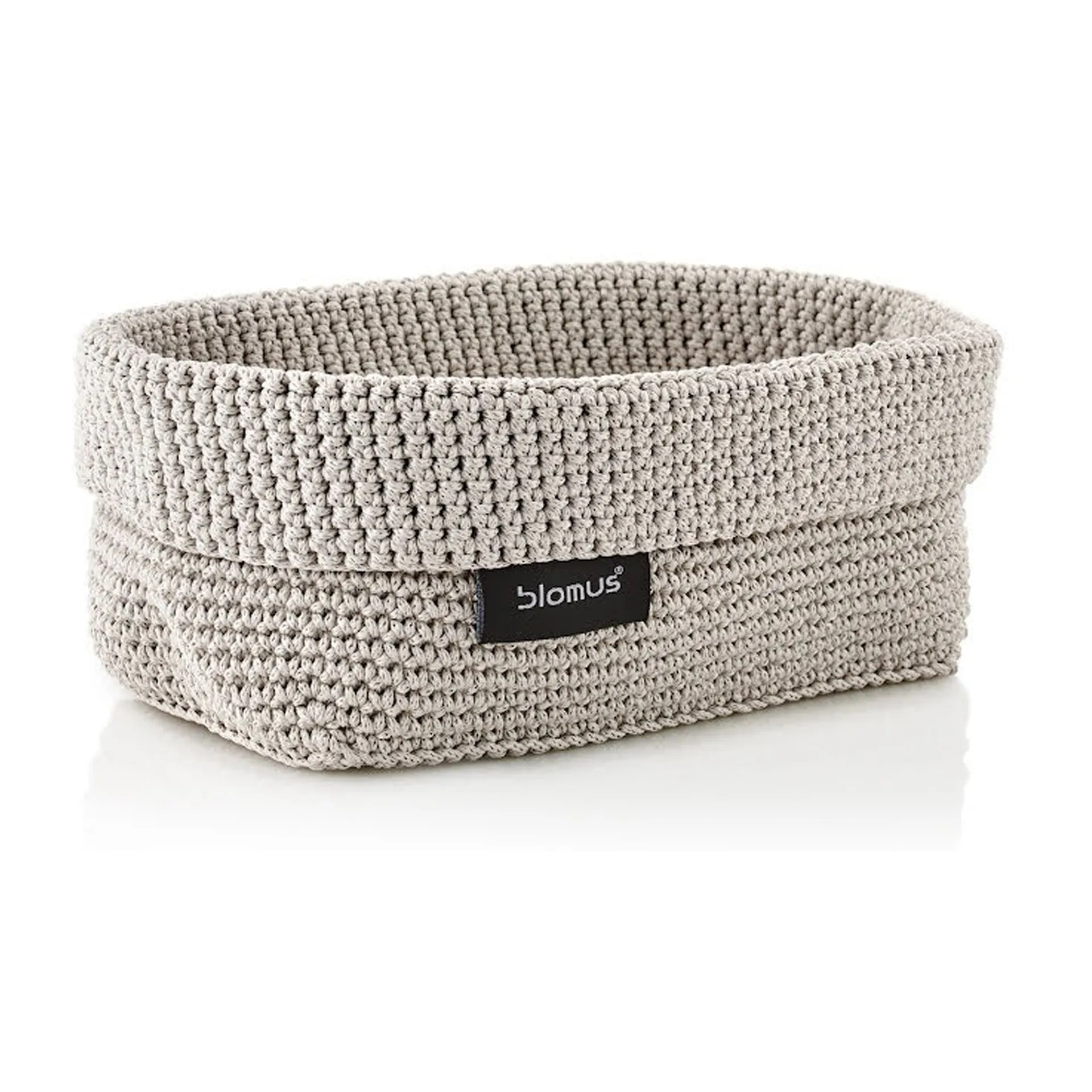 Panier en textile Tela L 12x20 cm, Sable blomus