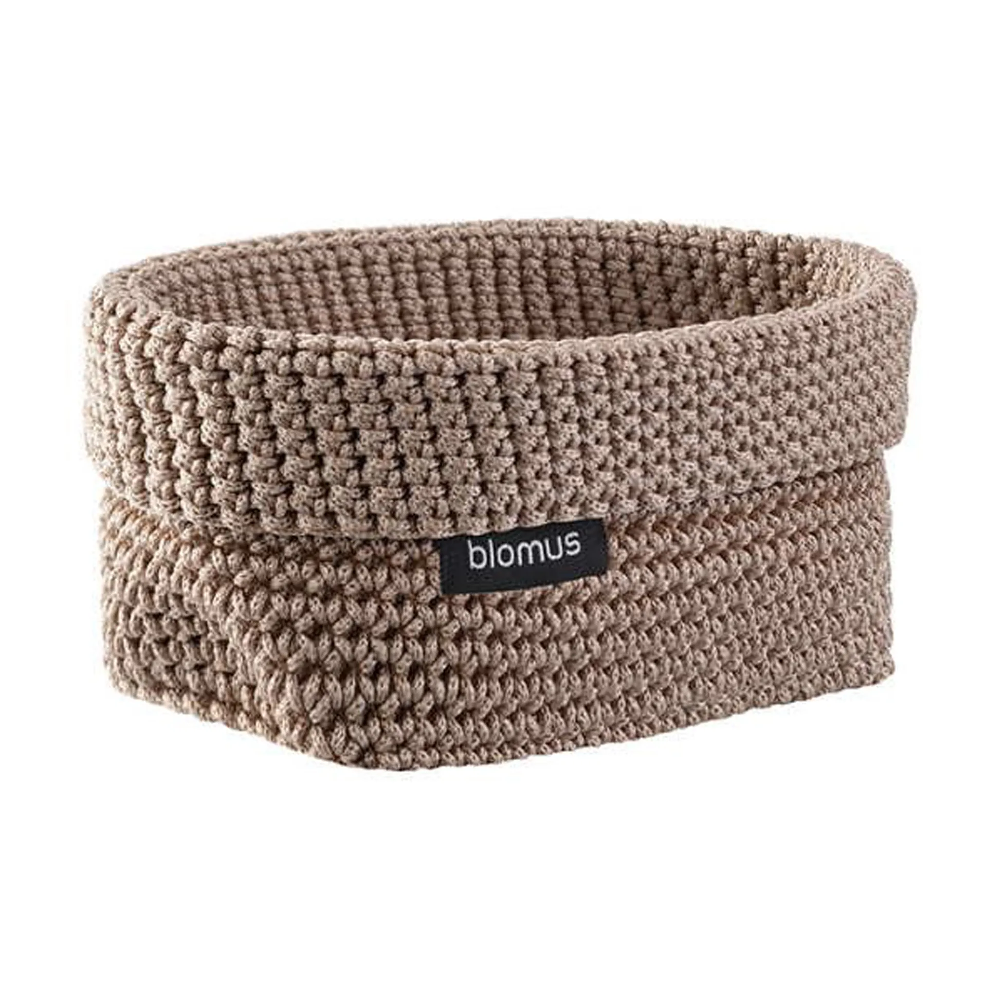 Panier en textile Tela M 10x15 cm, Écorce blomus